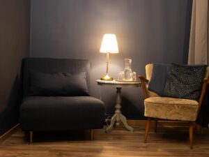 Einrichtung im Sprechzimmer