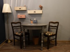 Einrichtung im Sprechzimmer