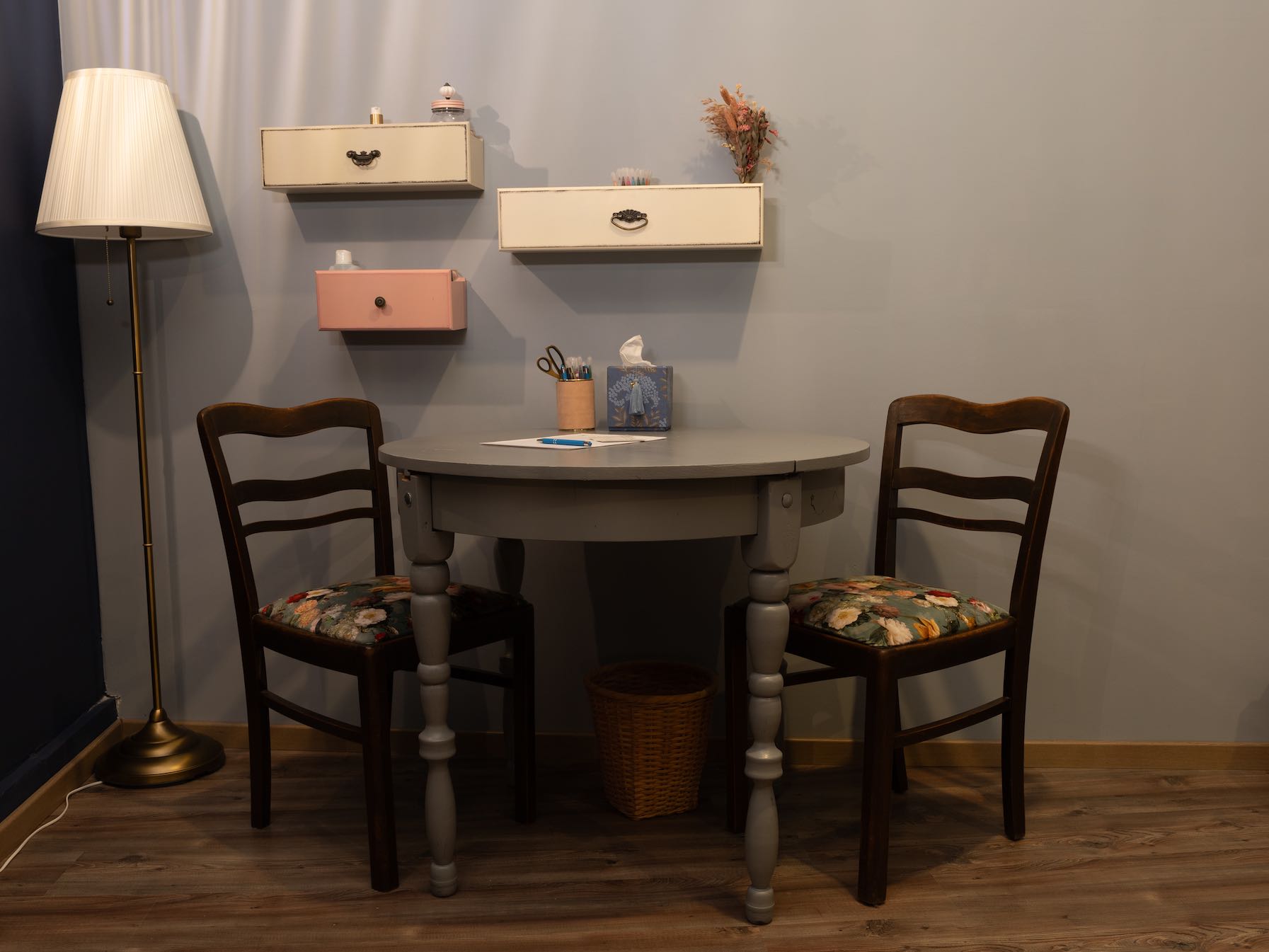 Einrichtung im Sprechzimmer